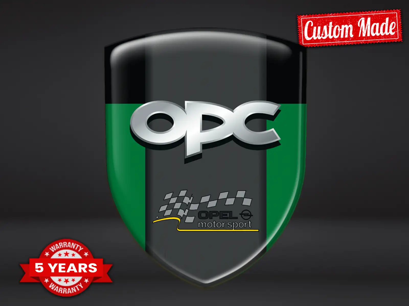 OPC Windschutzaufkleber Auto Racing Minimal Stern